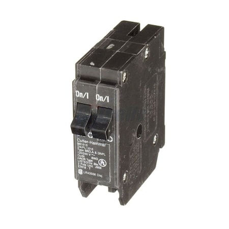 20 AMP Plastic BR Twin Single Pole Breaker 120-240V Black Circuit Breaker